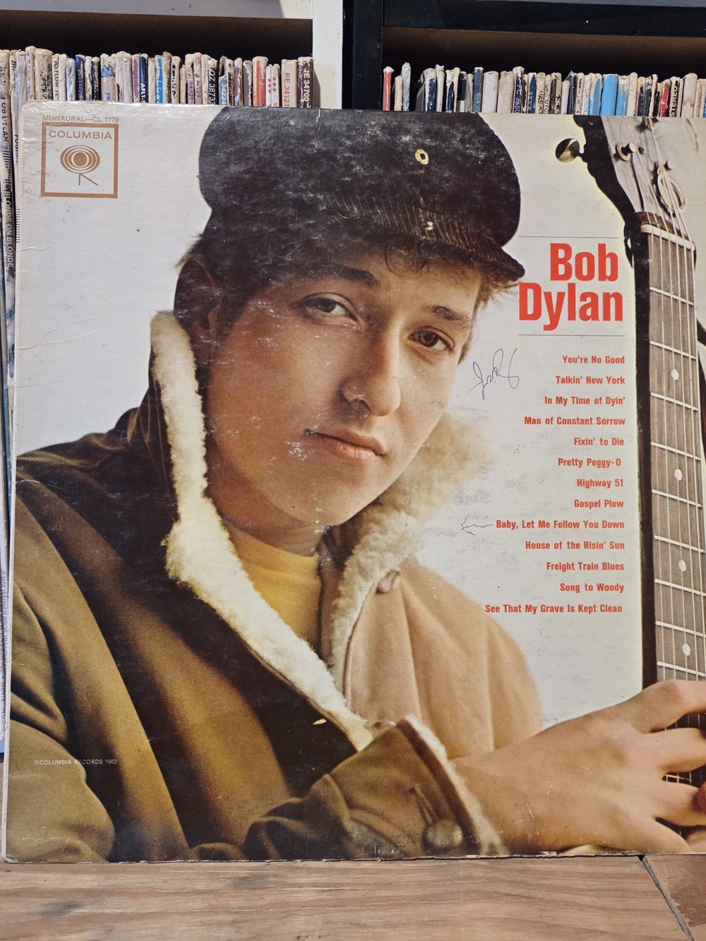 Bob Dylan self titled debut vintage Vinyl LP Album – 1962